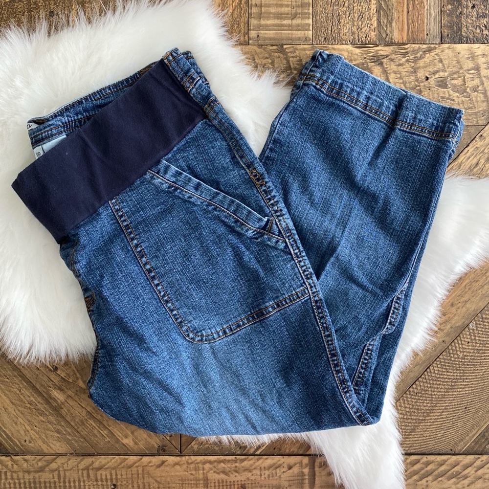 DUO MATERNITY Blue Cropped Jeans